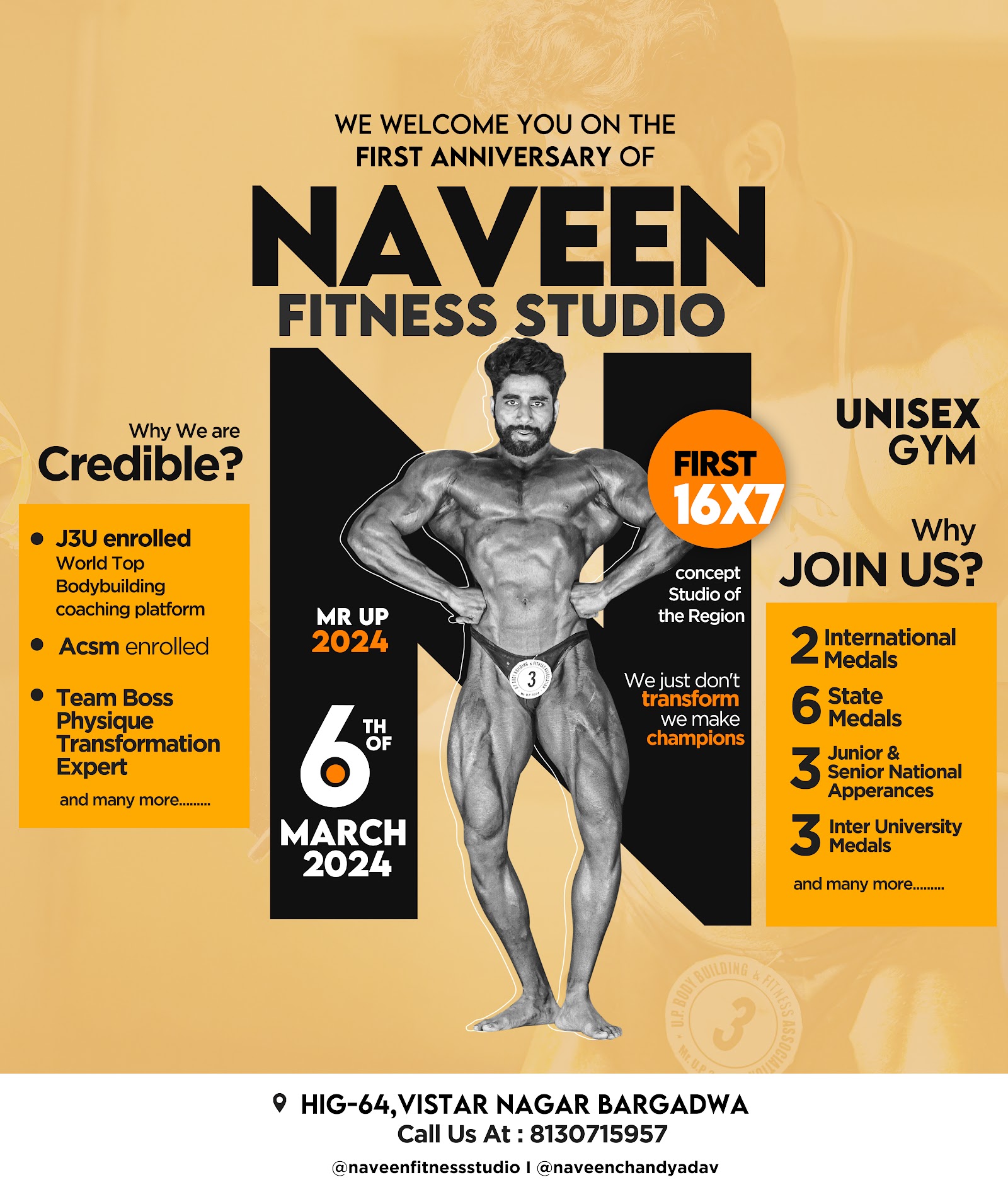 Naveen Fitness Studio by Pro Bodybuilder Naveen — photo 6